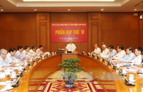 10. Sitzung des Verwaltungsstabs für Korruptionsbekämpfung - ảnh 1
